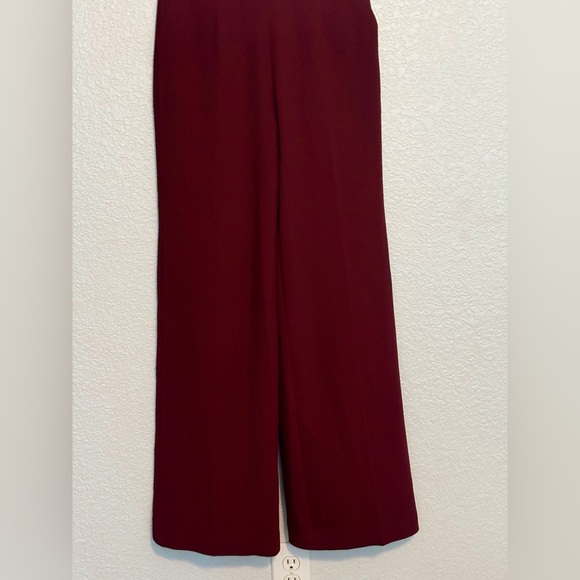 Trina Turk Plum Purple Rumar 2 Embelished Wide Leg Jumpsuit-Women Size 2 - Picture 5 of 9